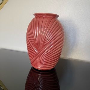 Vintage Pink Shell Vase